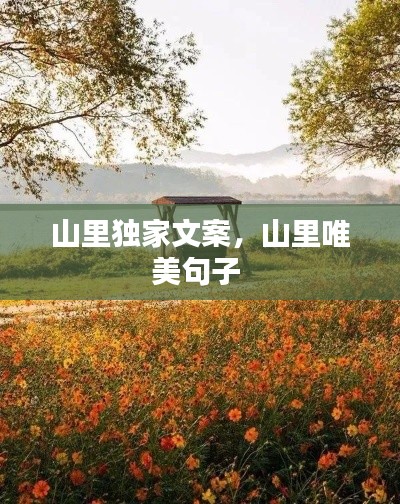 山里独家文案，山里唯美句子 