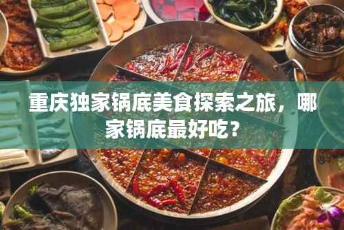 重庆独家锅底美食探索之旅,哪家锅底最好吃?