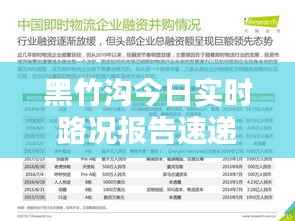黑竹沟今日实时路况报告速递